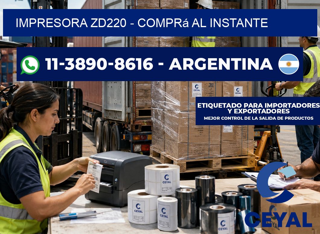 IMPRESORA ZD220 – Comprá al instante