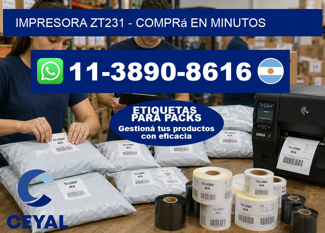IMPRESORA ZT231 - Comprá en minutos