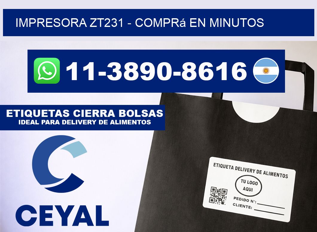 IMPRESORA ZT231 - Comprá en minutos