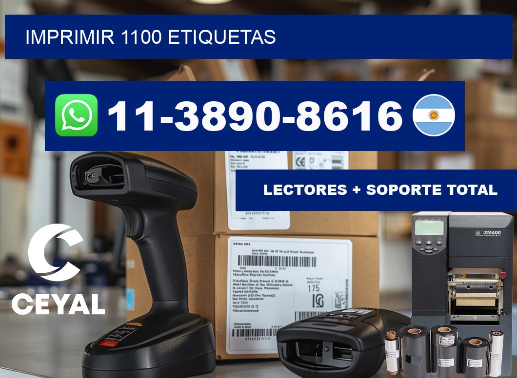IMPRIMIR 1100 ETIQUETAS
