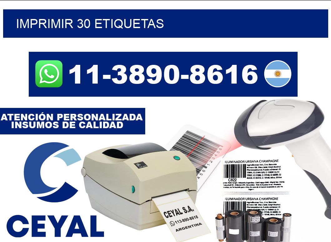 IMPRIMIR 30 ETIQUETAS