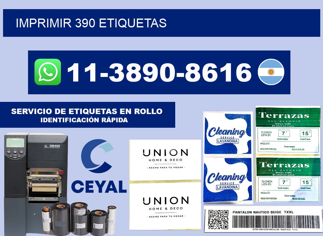 IMPRIMIR 390 ETIQUETAS