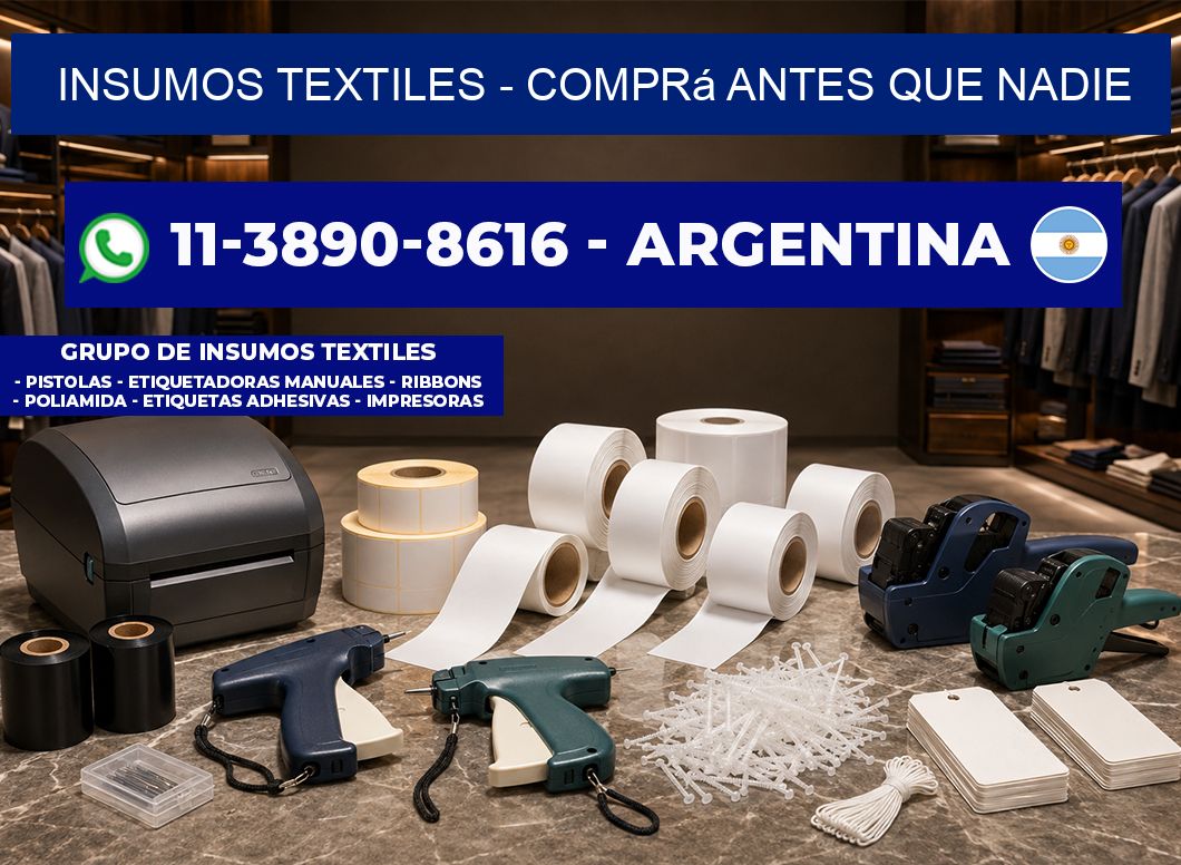 INSUMOS TEXTILES - Comprá antes que nadie