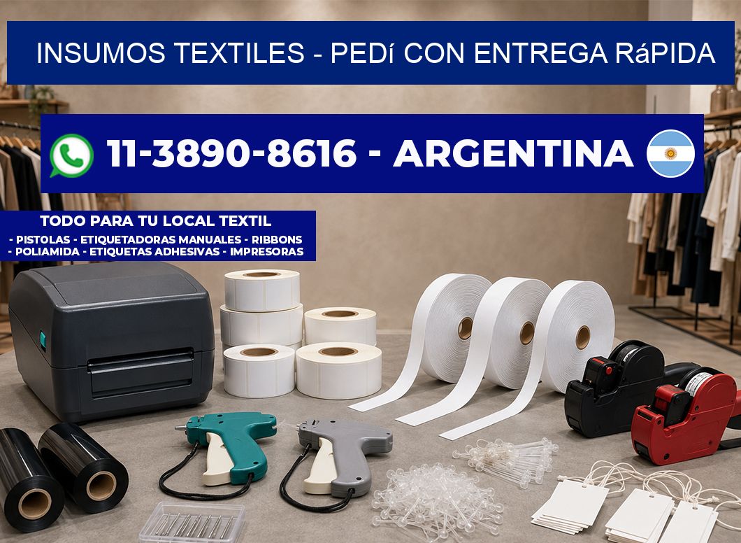 INSUMOS TEXTILES - Pedí con entrega rápida