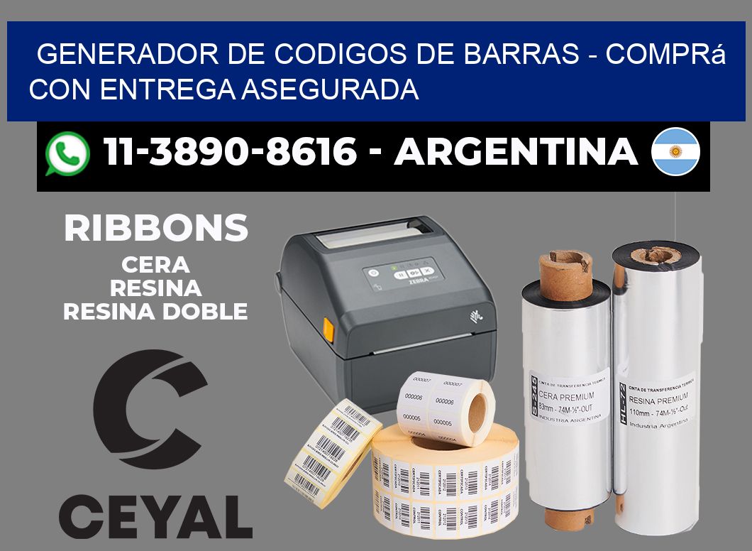 generador de codigos de barras - Comprá con entrega asegurada