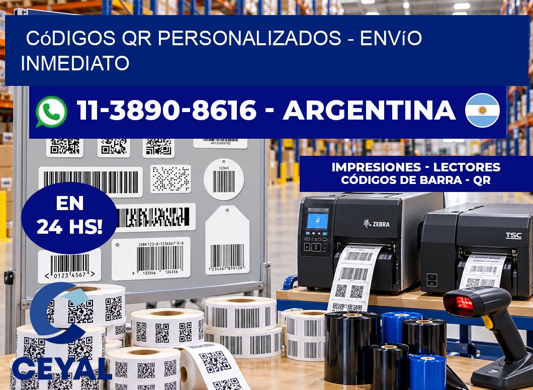 Códigos QR Personalizados - Envío inmediato