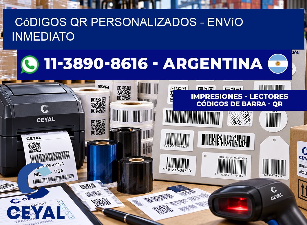Códigos QR Personalizados - Envío inmediato