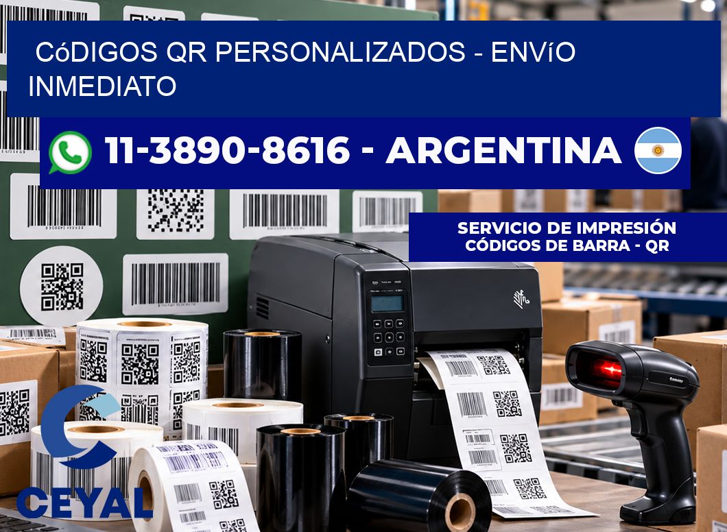 Códigos QR Personalizados – Envío inmediato