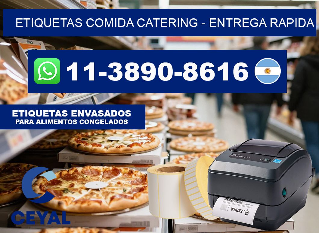 ETIQUETAS COMIDA CATERING – entrega rapida
