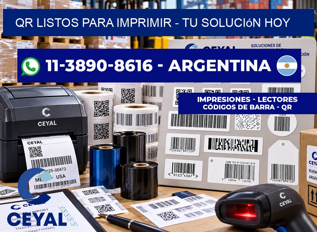 QR Listos para Imprimir – Tu solución hoy