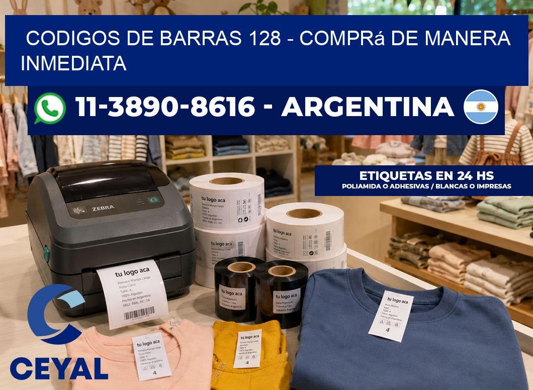 codigos de barras 128 - Comprá de manera inmediata