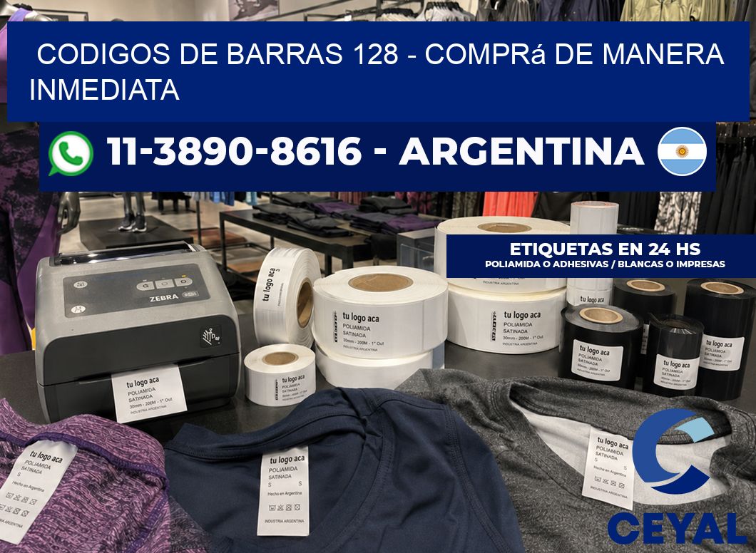 codigos de barras 128 – Comprá de manera inmediata