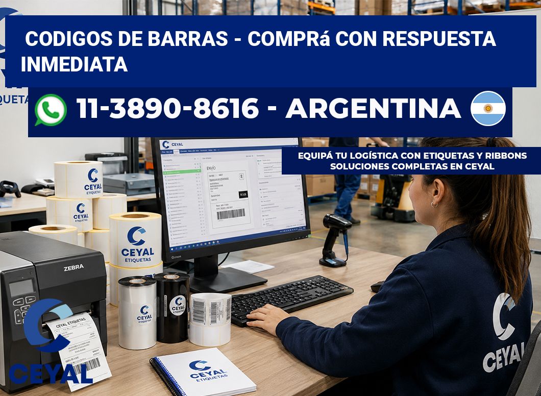 codigos de barras - Comprá con respuesta inmediata
