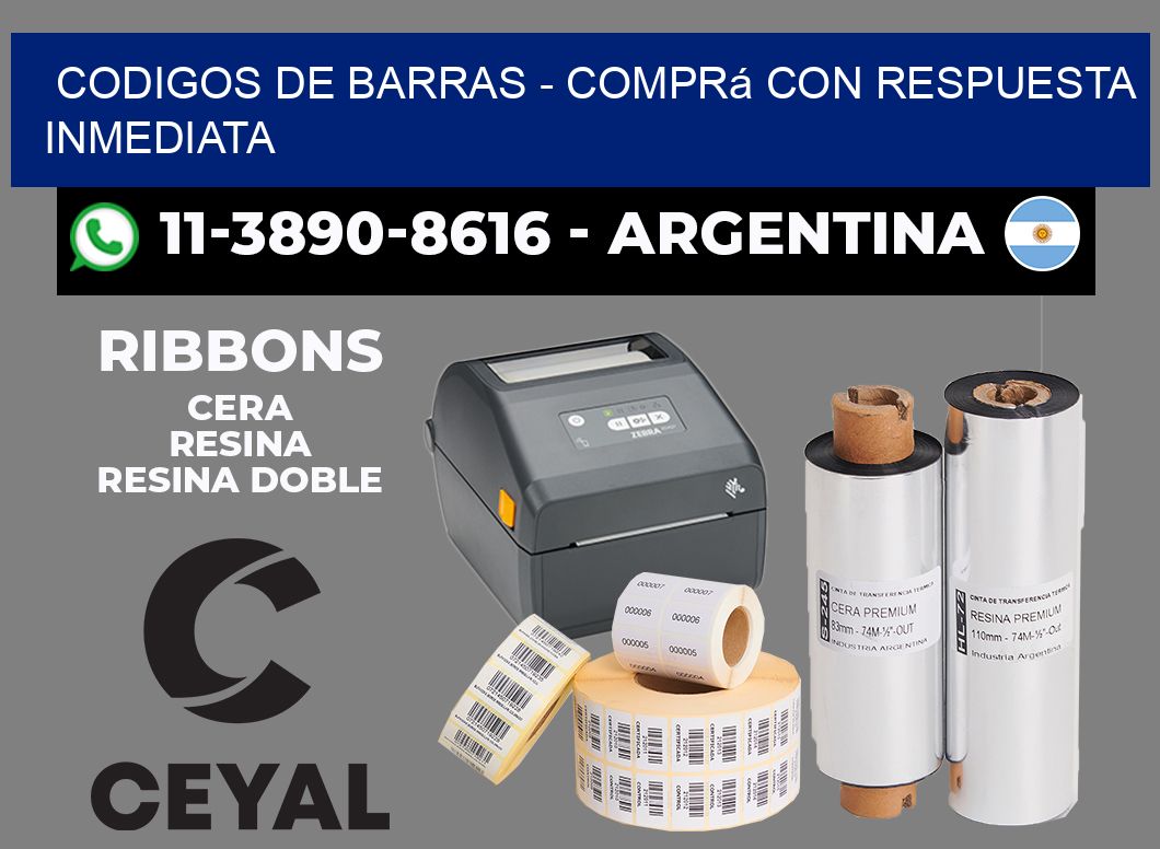 codigos de barras - Comprá con respuesta inmediata