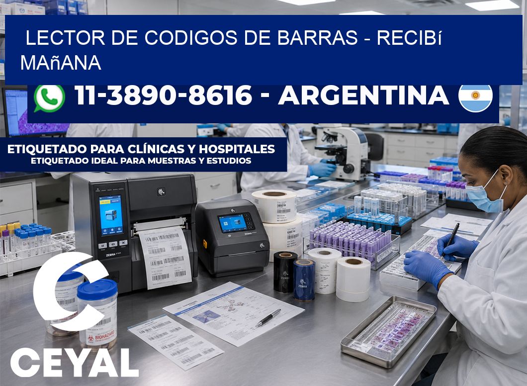 lector de codigos de barras - recibí mañana