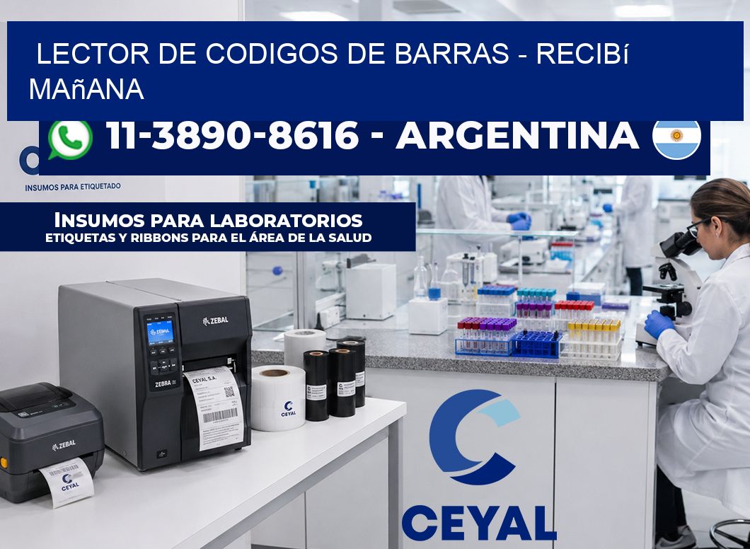 lector de codigos de barras - recibí mañana
