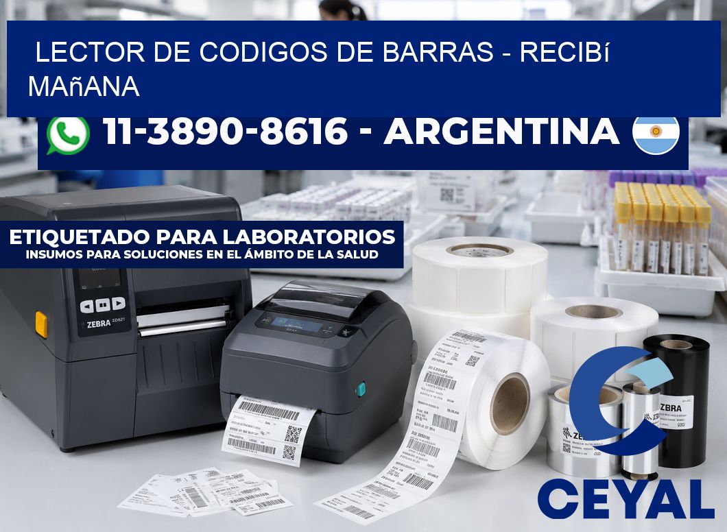 lector de codigos de barras - recibí mañana