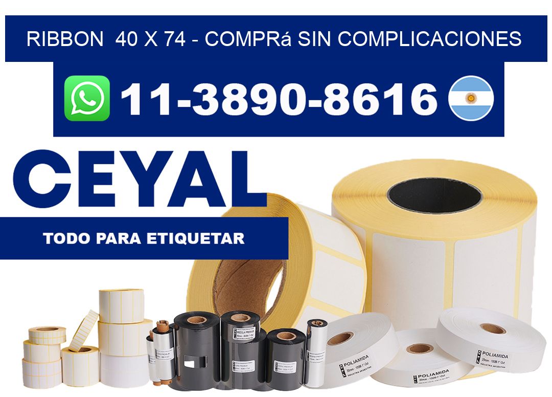 ribbon 40 x 74 - Comprá sin complicaciones