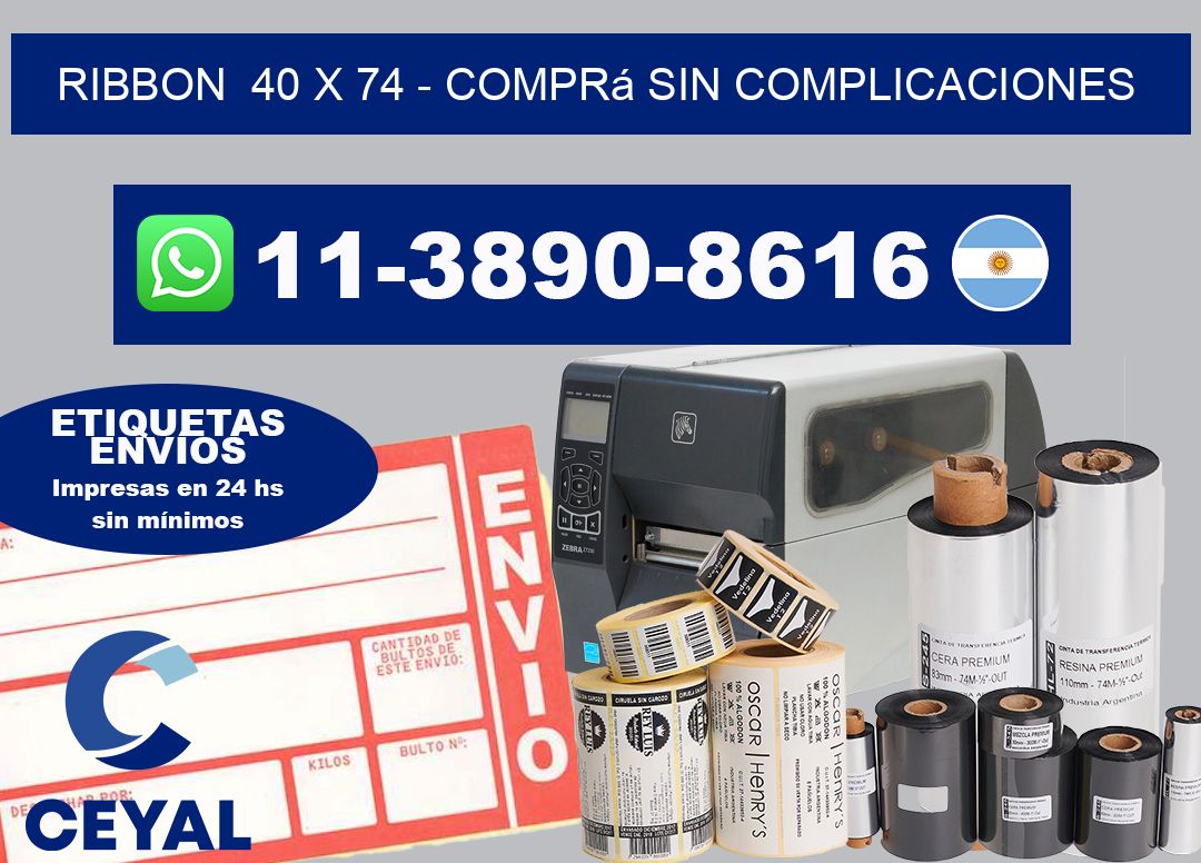 ribbon 40 x 74 - Comprá sin complicaciones