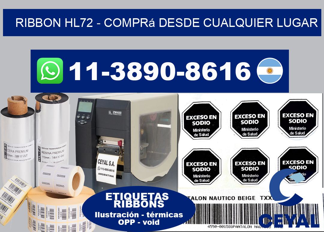 ribbon hl72 - Comprá desde cualquier lugar